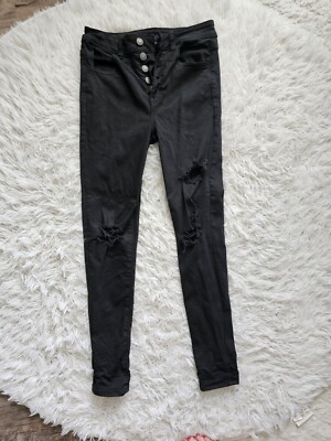 American Eagle Super Hi Rise Jegging 2 Short Black