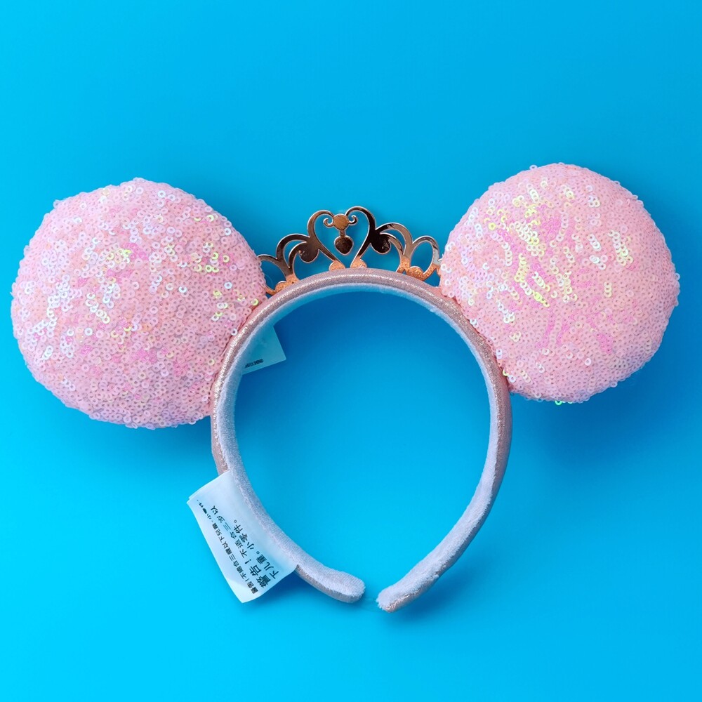 Disney Parks Tiara Edition Princess Crown Pink Sequin  display picture 2