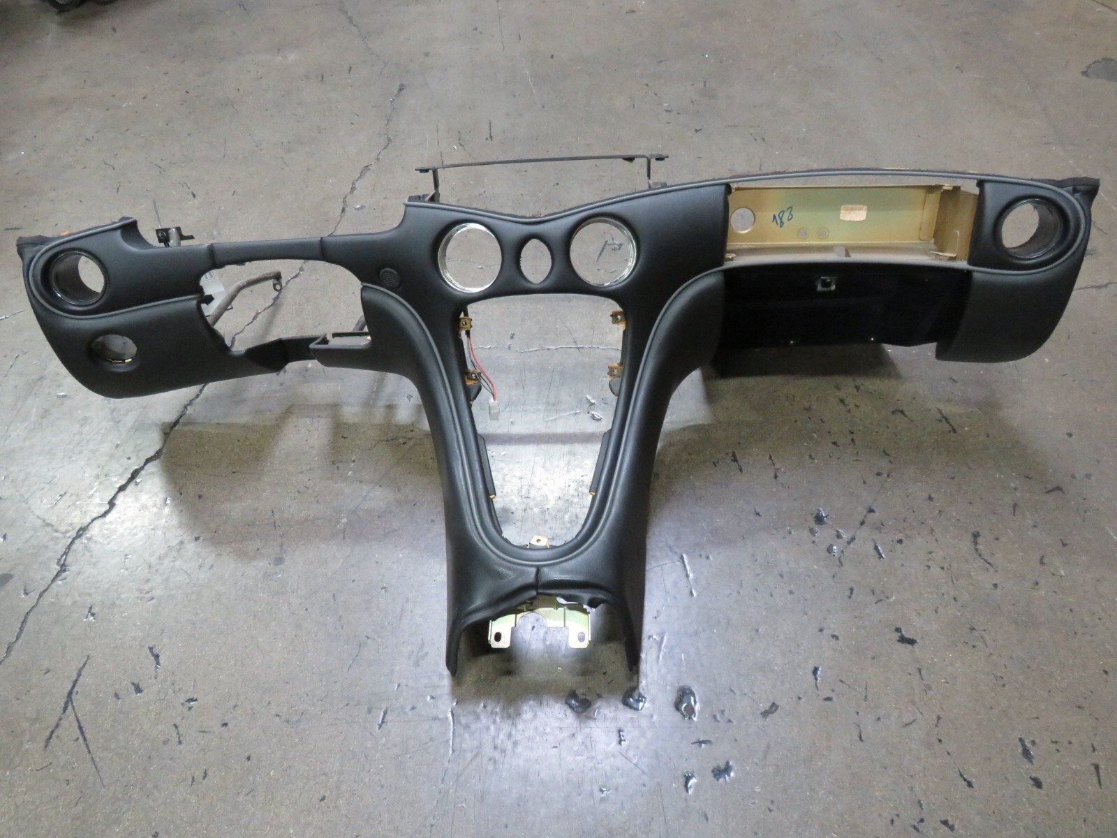 Maserati M128 Coupe, Spider, Lower Dashboard, Black, Used, P/N 66062600