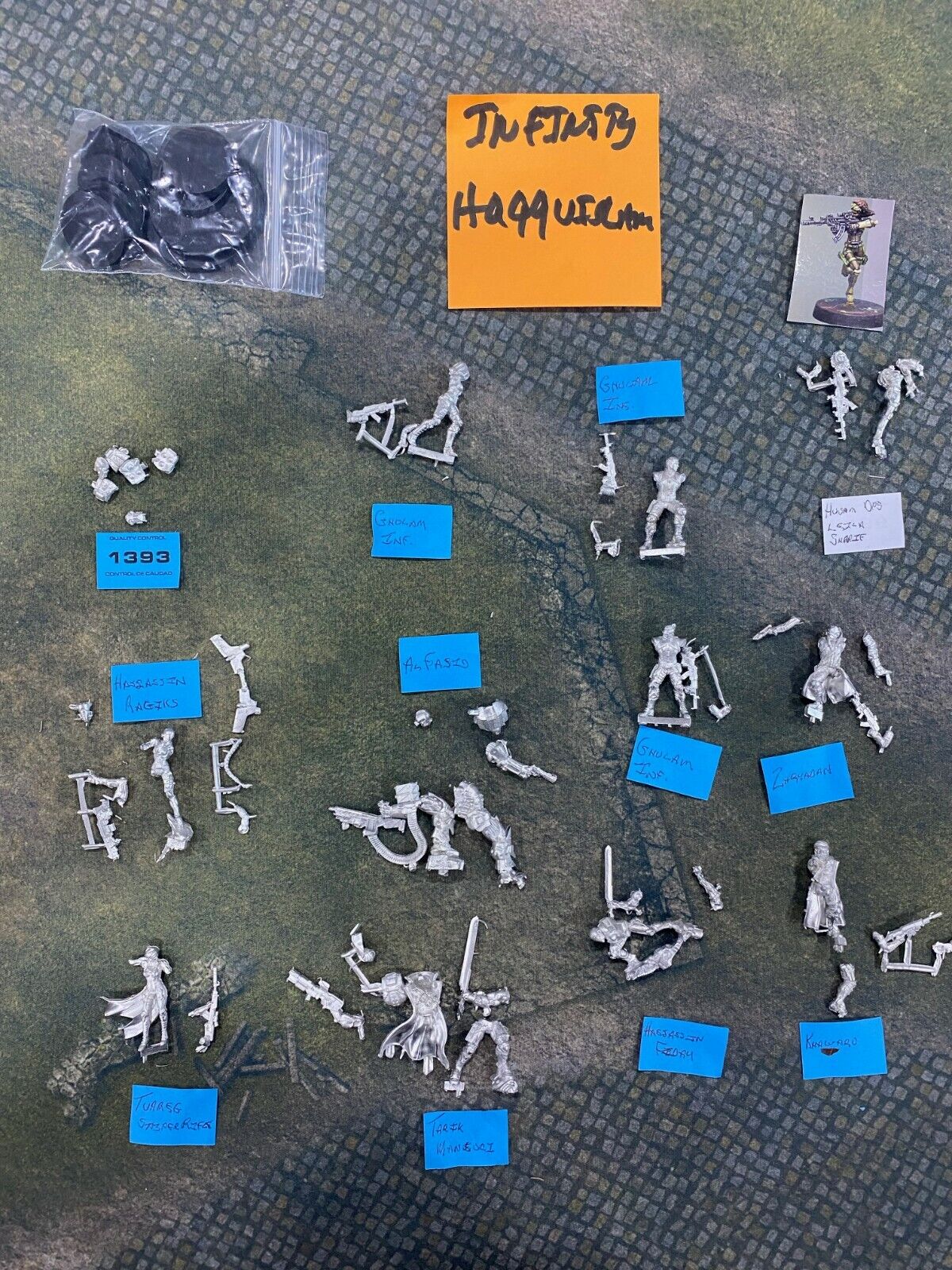 Infinity Haqqislam, various miniatures lot - Metal OOP 