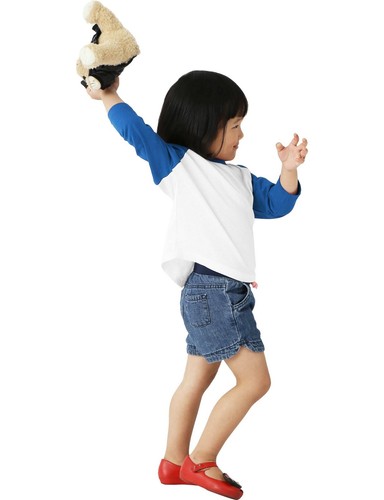 Infant Baseball Raglan T-Shirts 3/4 Sleeve Jersey Tee Boys Girls Baby Preschool - Picture 52 of 72