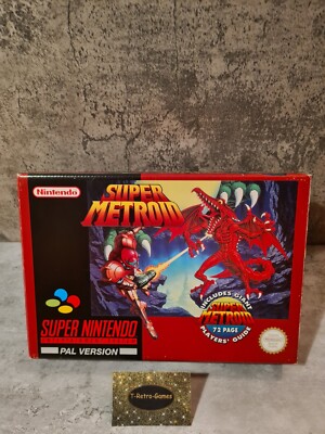 SNES Super Nintendo Super Metroid mit OVP und Spieleberater UKV