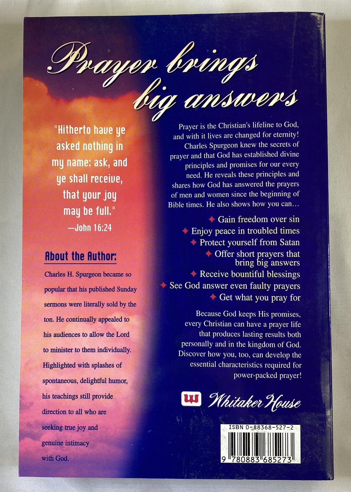 Spurgeon on Prayer & Spiritual Warfare By Charles Spurgeon 1998