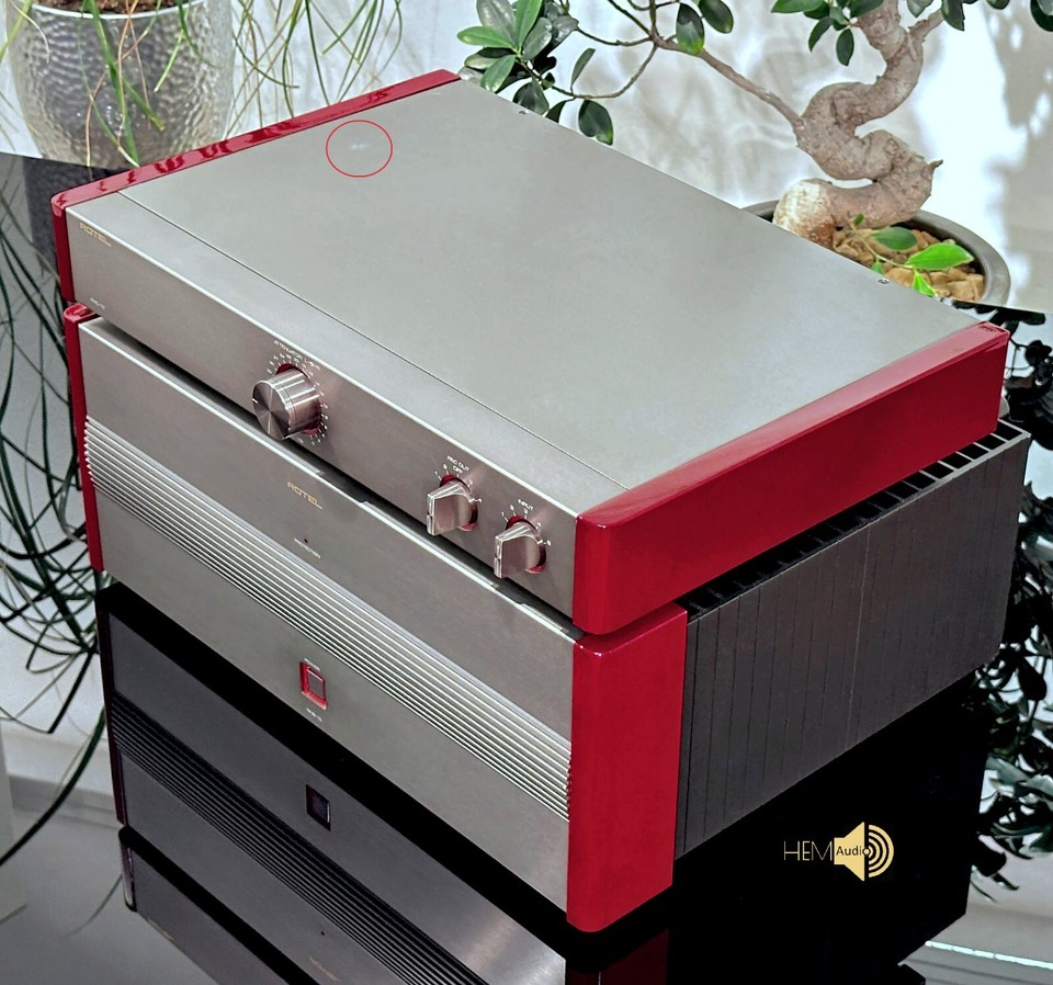 ROTEL MICHI exklusiv Series, RHB-10 Stereo Power Amp & RHC-10 Pre Amp ...