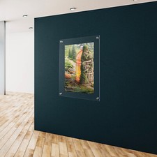 Acrylic Picture Frame 3mm Thickness Wall-mounted Clear Acrylic Photo Frame