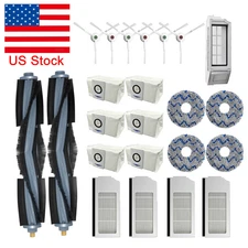 USA For Ecovacs Deebot X1 OMNI T10 TURBO Cleaner Brush Mop Filter Dust Box Parts