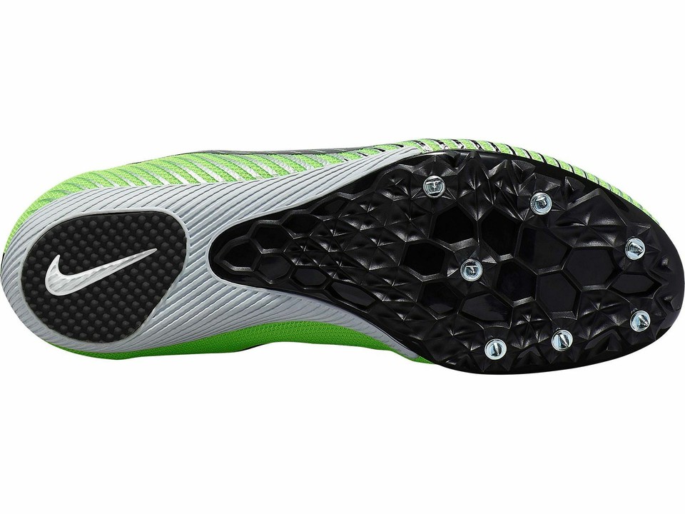 Nike Men's Zoom Rival M9 Track & Field MultiEvent Spikes Green Sz 12