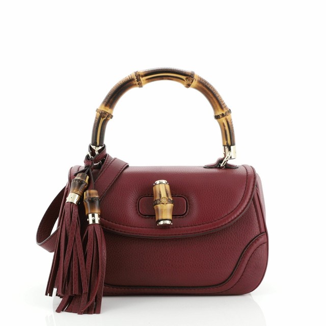gucci bamboo top handle bag