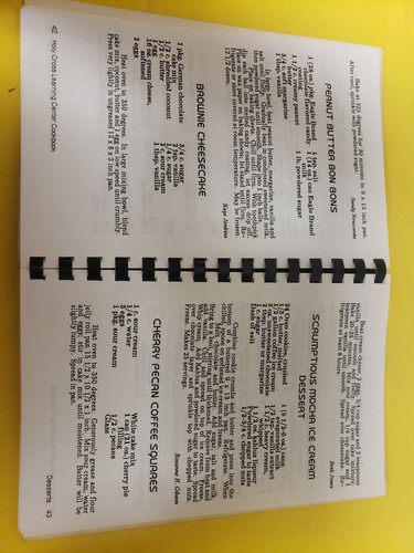 Holy Cross Learning Center Cookbook , Lawton Oklahoma  - Picture 5 of 7