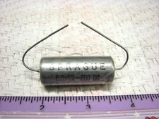 Sprague 2.0uF +/-5% 200vdc Vitamin-Q type Paper-In-Oil (PIO) TONE Capacitor