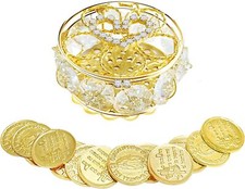 Wedding Arras Coins SetArras De Boda CatolicaArras Gold Box with 13