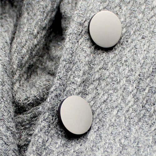 10pcs Resin Shank Button Flat High-foot Spray Paint Buttons for Coat Accessories - Picture 4 of 26