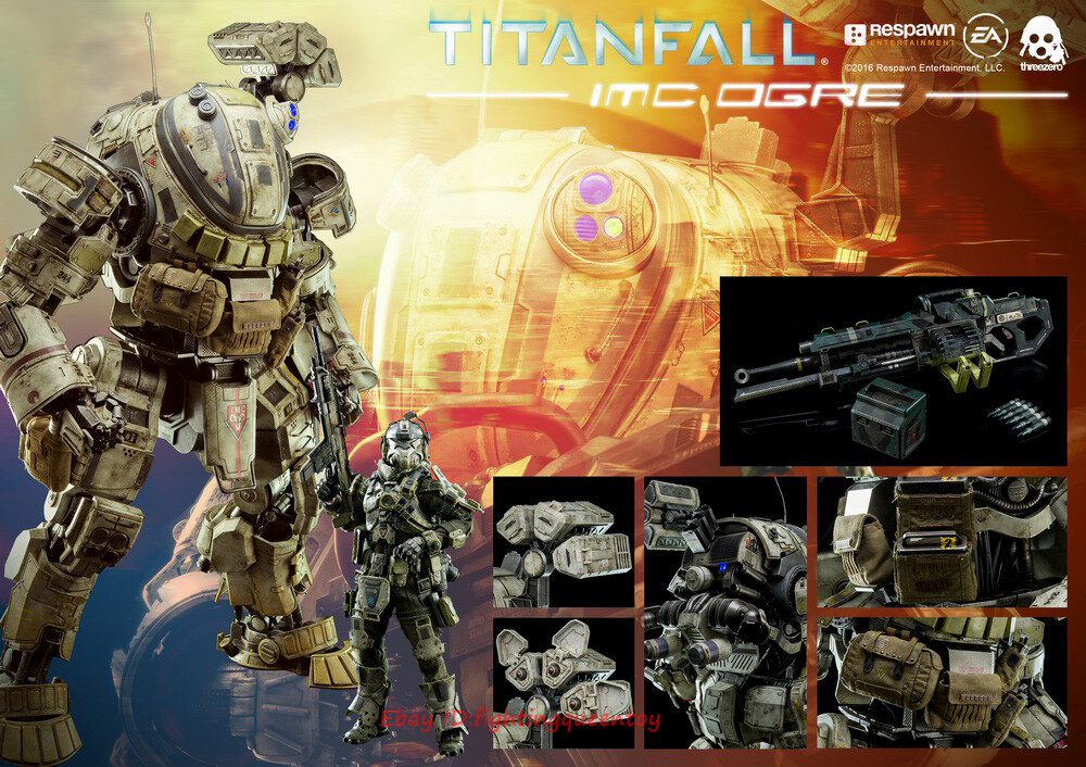 TITANFALL M-COR OGRE 1/12可動フィギュア　スリーゼロ Titanfall MCOR Ogre – threezero store