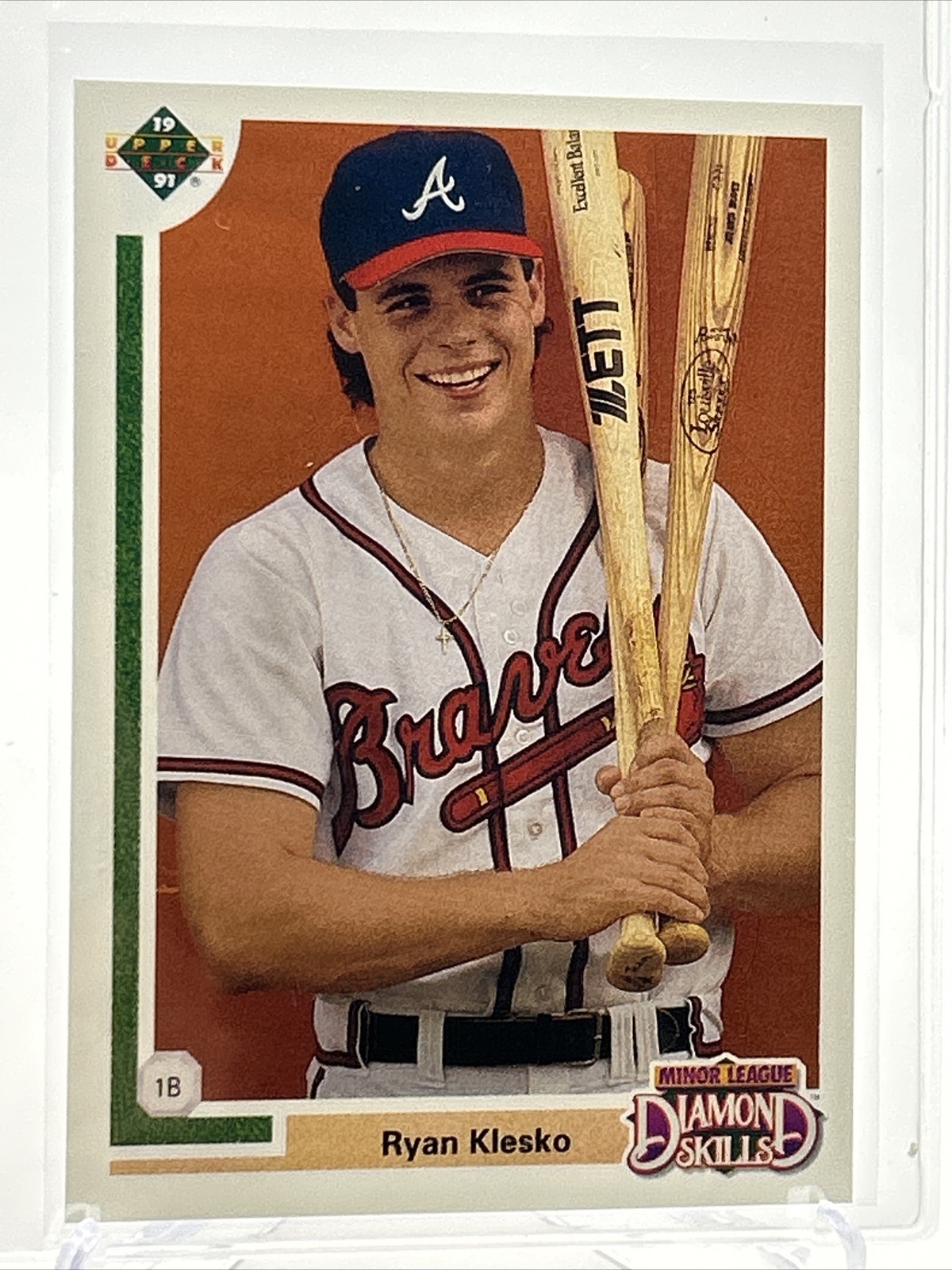 1991 Upper Deck Final Edition Ryan Klesko Rookie Card #8F Mint FREE SHIPPING