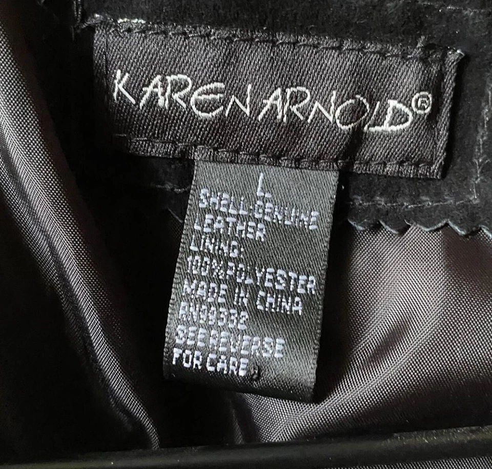 Chaqueta Marrón Patchwork Mujer Gamuza Mediana Geométrica Años 90 Boho Western Talla L Foto 4 de 4