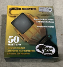 Eiko Rough Service Gator Skin 50 Watt 120VAC Lamp 50A/RS/TF 2 Packs 4 BULBS