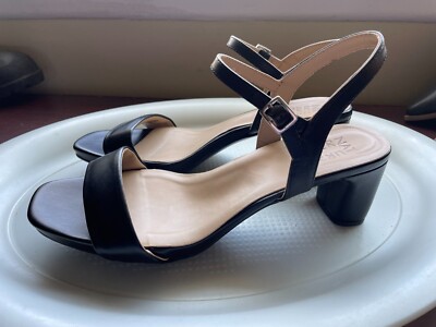 NATURALIZER IVY LOW BLOCK HEEL PUMP SHOE WOMENS SIZE 11 M BLACK NEW