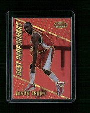 Jason Terry 1999 Bowman's Best Atomic Refractor #100 /100 Best Performers e16