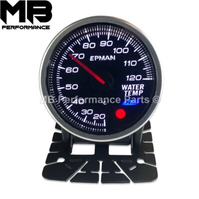52 mm geräucherte Linse Schrittmotor Spitzenwarnung Wassertemperatur Temperaturanzeige - weiß