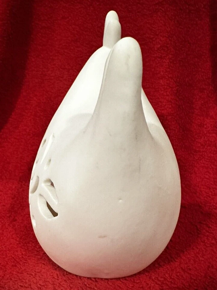 LÁMPARA LUZ POLLO CERÁMICA VINTAGE LUZ NOCHE 6" alto, 3" ancho, 6" largo Foto 3 de 4