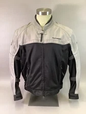 Tourmaster Draft Air 2.0 Gray/Black Motorcycle Jacket Men's Size Large 46