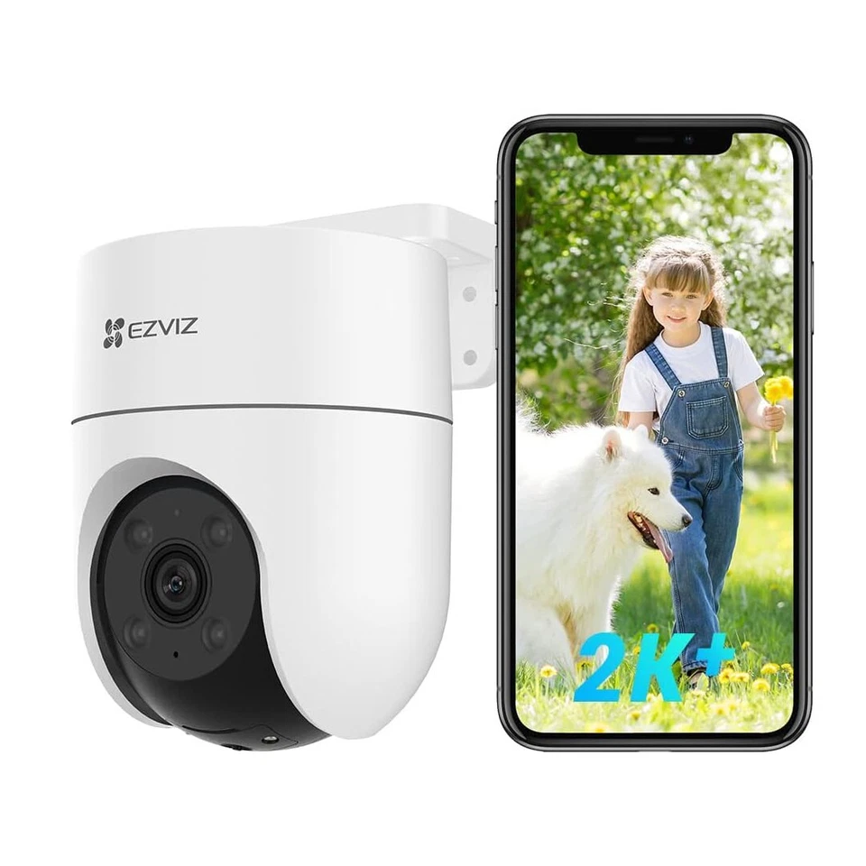 Telecamera EZVIZ H8C 2K | Obiettivo Motorizzato | Visione Notturna | Gar. Italia