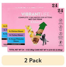 Variety Pack Classic Pate Wet Kitten Food Grain-Free 3 oz Cans 24 Count