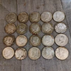 Lot of 20 Circulated Kennedy Half Dollars 50C US Coins Uncertified