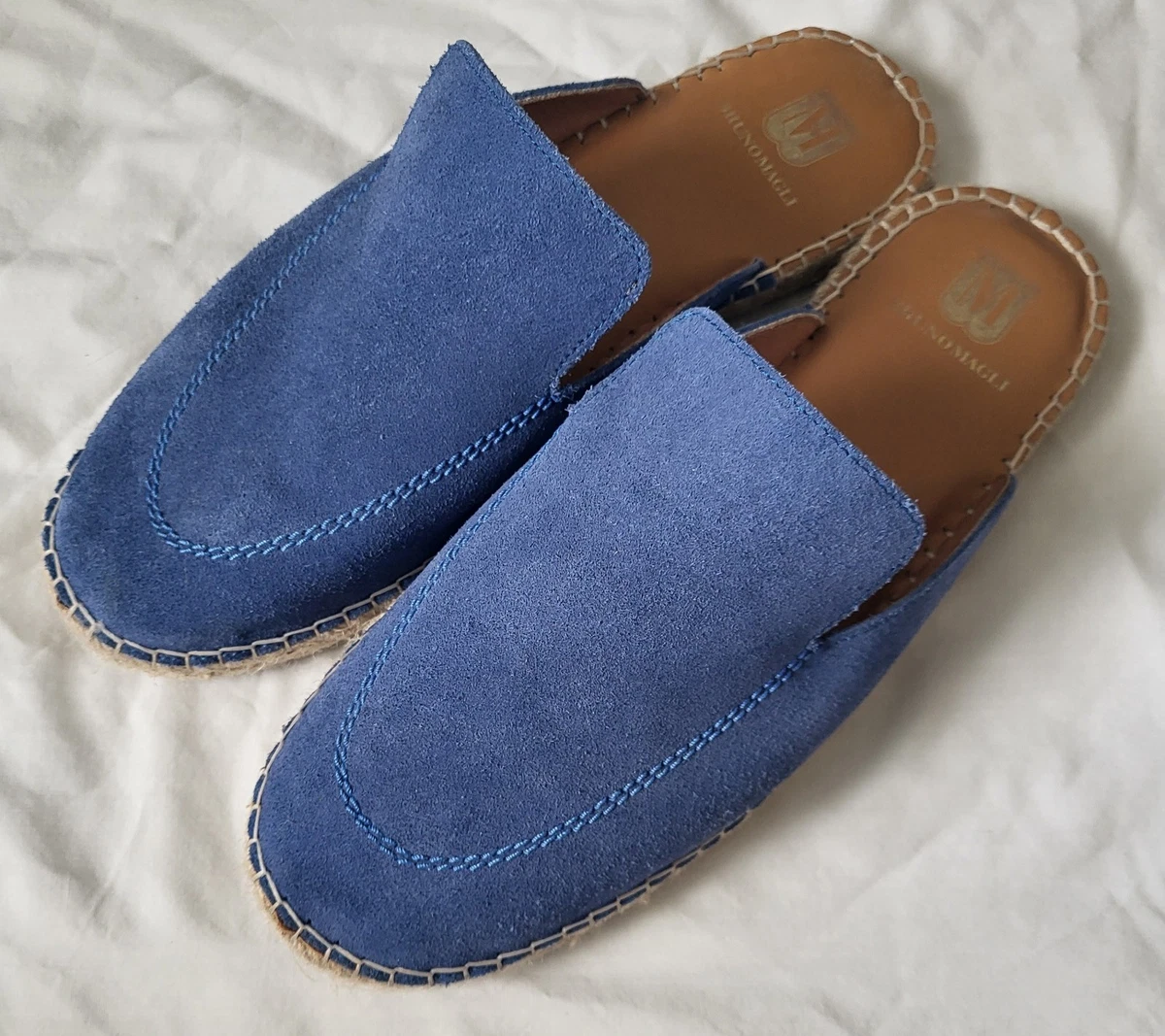 Blue Espadrille Suede Casual Shoes for Men for sale | eBay display picture 1
