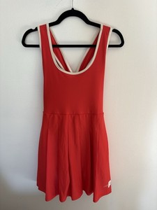 Prince Womens Red Pleated Athletic Dress Tennis Pickleball Golf Small EUC