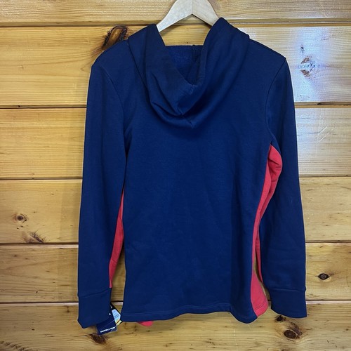 NWT Fanatics Hoodie Sweatshirt Blue Red New England Patriots Pullover Football S - Picture 3 of 3
