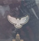 5 Grams .999 FINE SILVER EAGLE, COLORIZED AMERICAN FLAG in Card