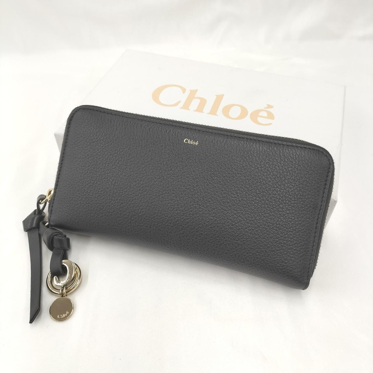 Chloe Chc21Wp941 Round Zipper Long Wallet | eBay