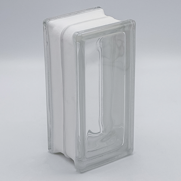 Basic Glasbaustein Halbstein Vollsicht Klar, 19 X 9 X 8 Cm - 10 StüCk-image
