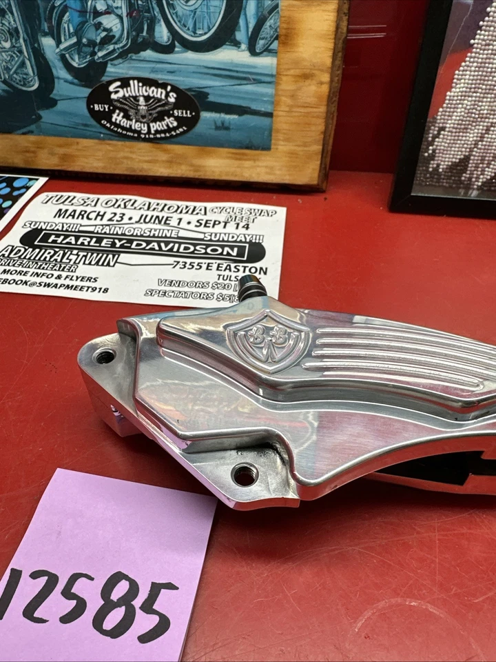 Harley Bbw Bourget Велосипед работает Левый Передний Измельчитель Заготовка Тормозной Суппорт  - Изображение 4 из 4