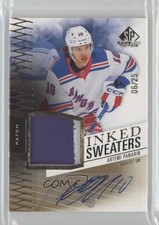 2025 Upper Deck SP Game Used Inked Sweaters 6/25 Artemi Panarin Patch Auto 0kr7