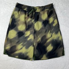 Athletic Works Shorts Boys XL(14-16) Green Camouflage Performance Training Gym