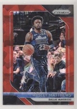 2018-19 Panini Prizm Red Ice Prizm Wesley Matthews #290 03yj