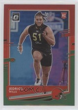 2020 Panini Donruss Rookie Optic Preview Red & Green Prizm Jedrick Wills 5ya