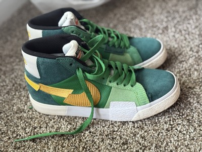 Size 5 - Nike Zoom Blazer Premium SB Mid Mosaic Pack - Aloe Verde
