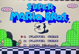 Super Mario Bros. 3 Nintendo Entertainment System 1985 NES con manuale e testato