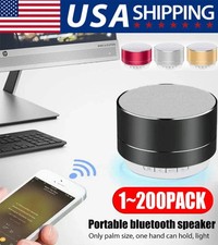 Mini Portable Bluetooth Speaker Rechargeable Wireless Stereo Bass TF/FM Mode Lot