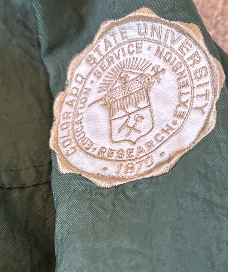 Vintage 90s Colorado State CSU Rams Windbreaker Jacket College XXL PRO LAYER - Image 4 of 4