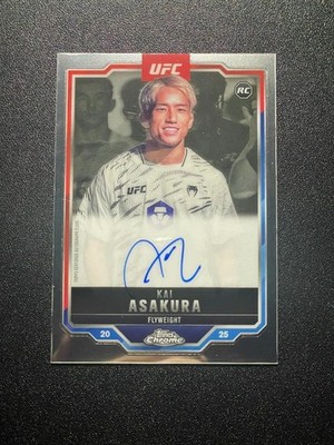 2025 Topps Chrome UFC - Chrome Rookie Autographs Kai Asakura