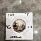 2008-S 50 State Quarters Arizona Proof — photo from another recent sale