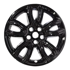 New Wheel Covers 18", Black ABS 4 PCS SET. Fits Ford Explorer 2020-2024