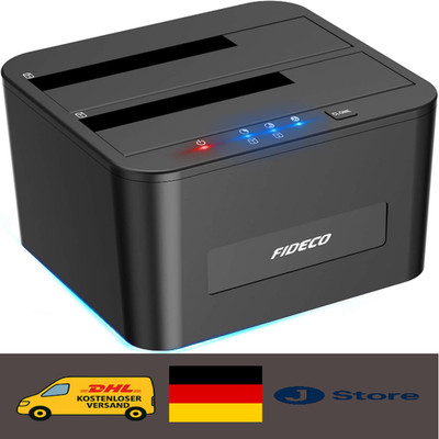 Dualschacht SATA Dockingstation | Offline-Klonen ohne PC
