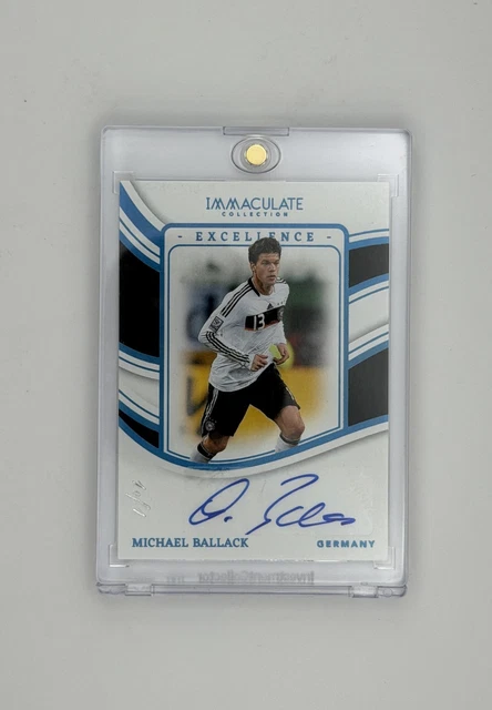 Michael Ballack Auto 1/1 2023-24 Panini Immaculate Soccer