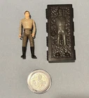 Star Wars vintage POTF Han Solo in carbonite with coin