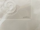 Monika Dalkin Original Monoprint Signed 1/1 Graphic Tribal Impressed Swirl Art — photo 5